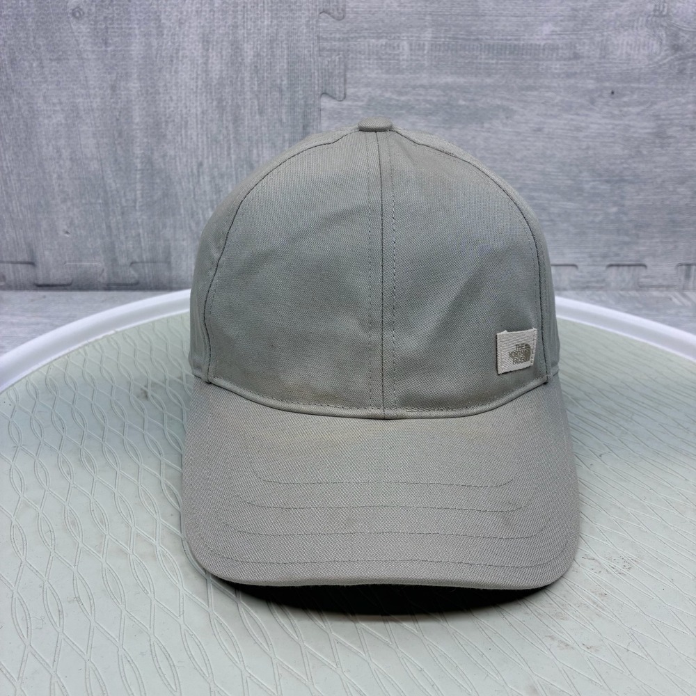 The North Face Hat‎ Cap Mens Tan Cotton Adjustable Strap Back Baseball Cap